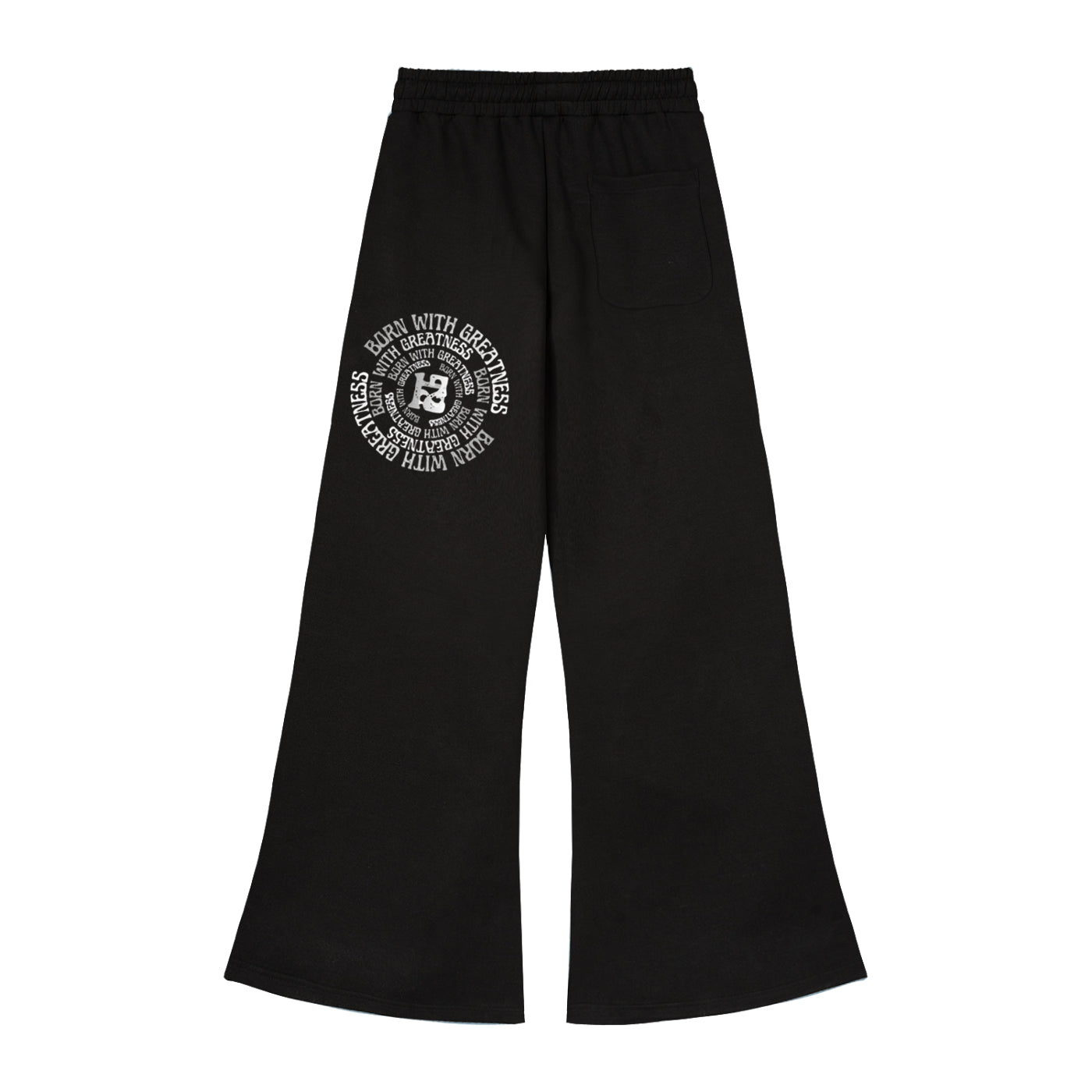 Born With Greatness Wide-Leg Sweatpants