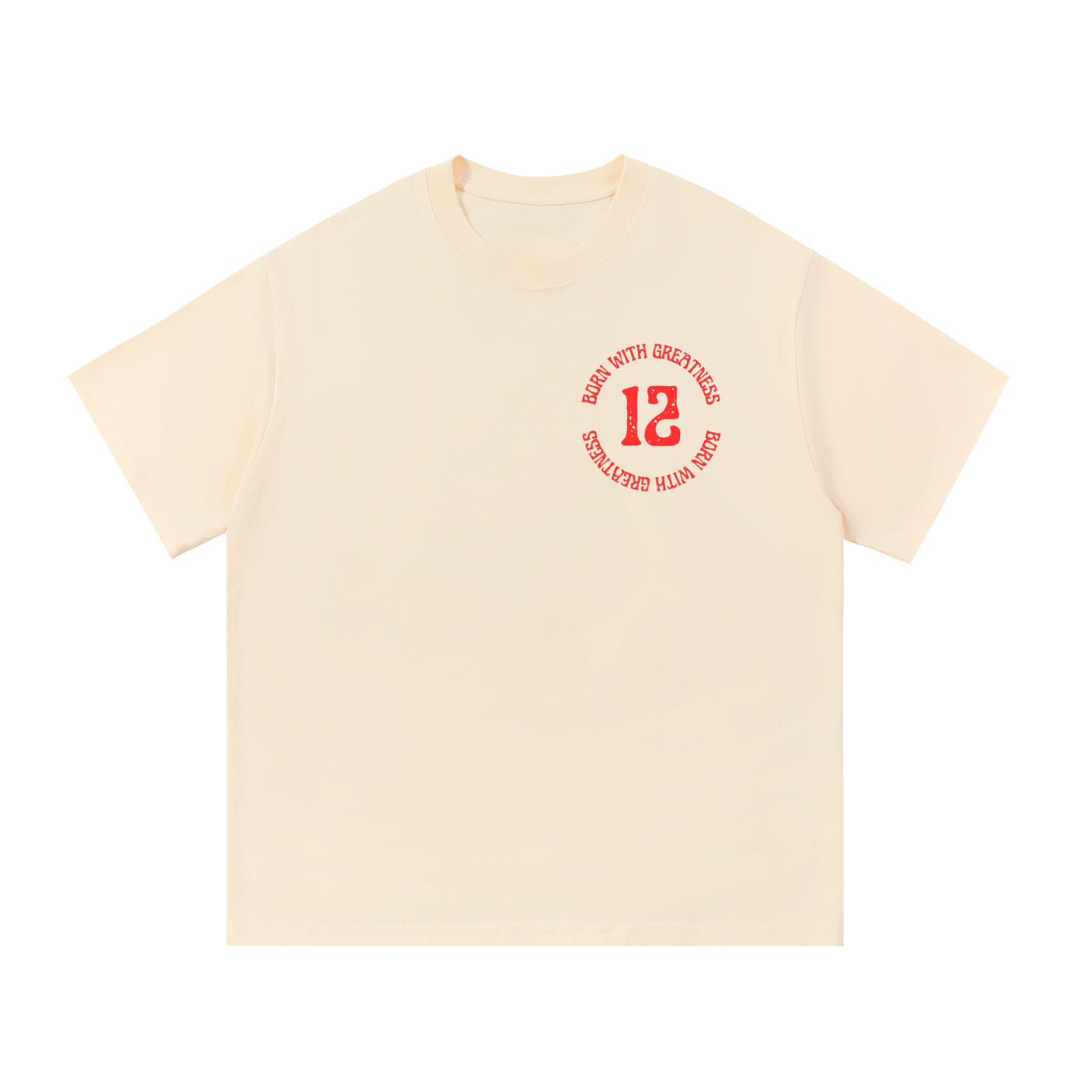 Born With Greatness '12' Heavyweight Tee