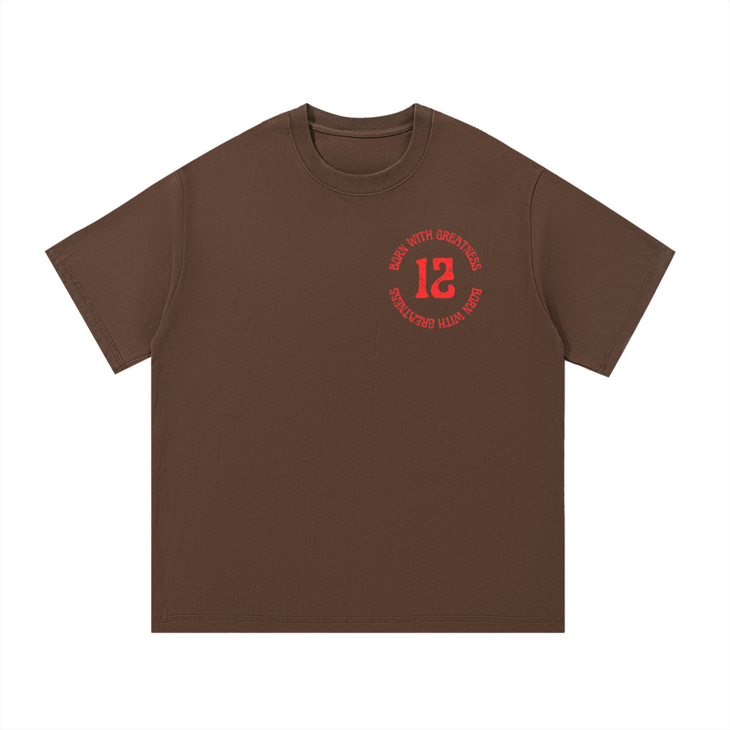 Born With Greatness '12' Heavyweight Tee
