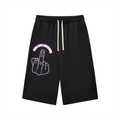 Relaxed Drawstring Three-quarter Sweatpants