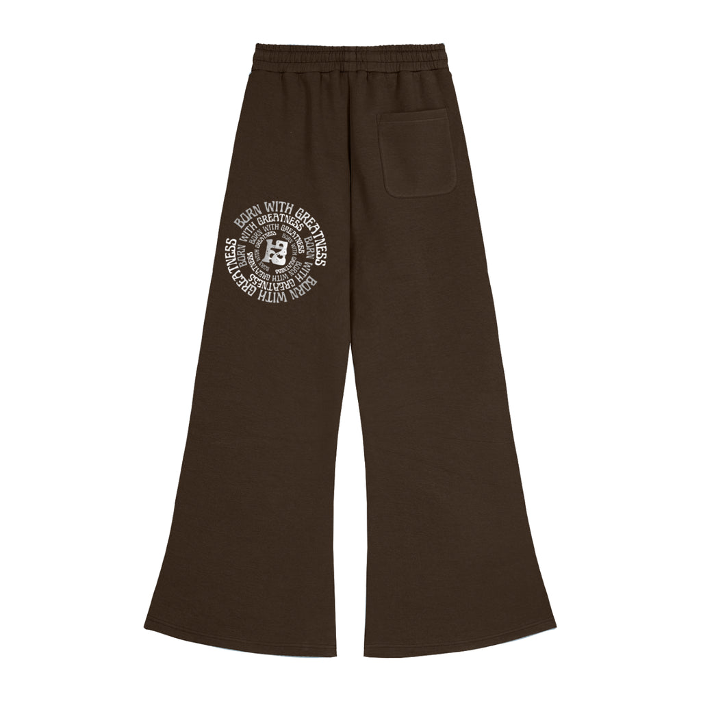 Born With Greatness Wide-Leg Sweatpants