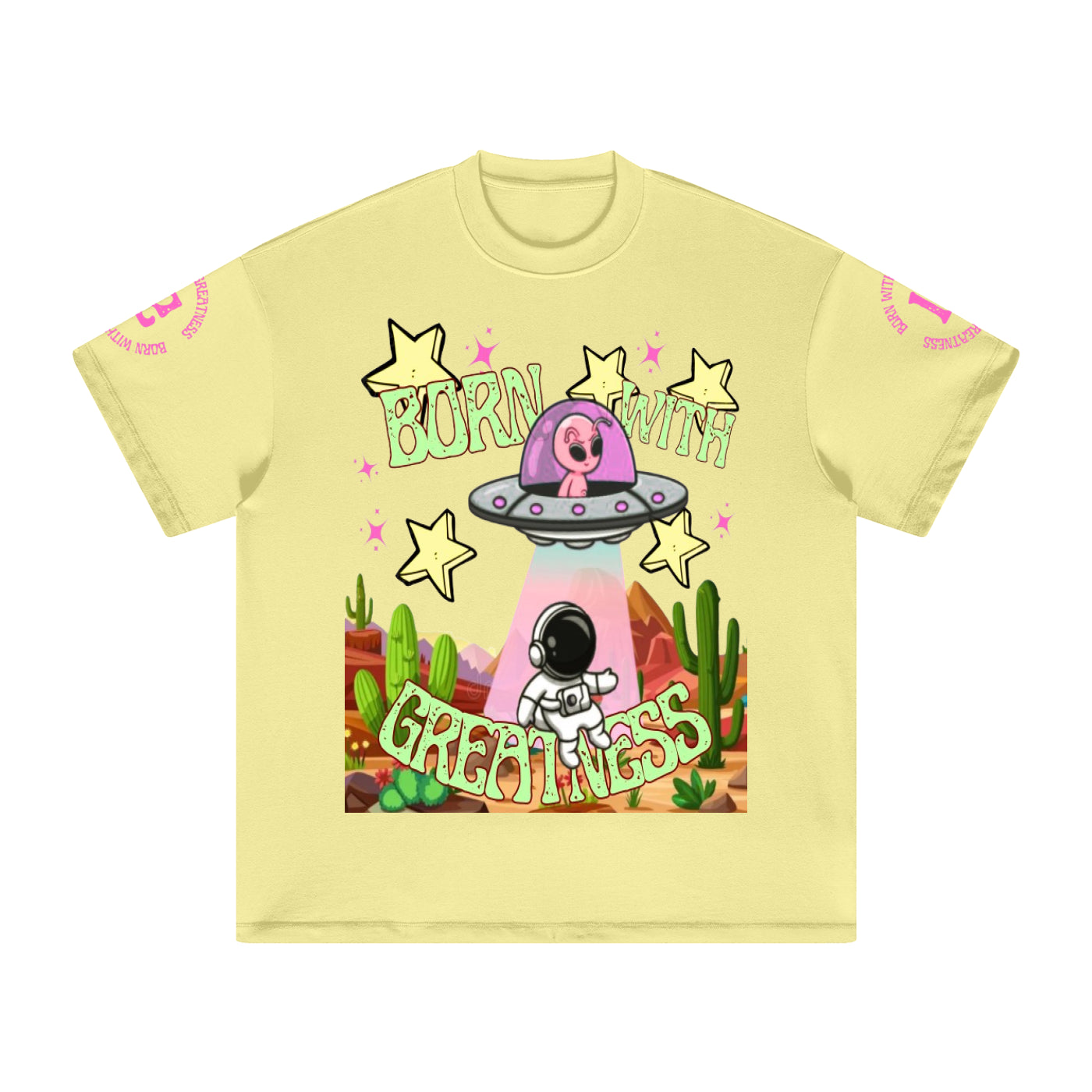 Born With Greatness Alien Astronaut T-Shirt