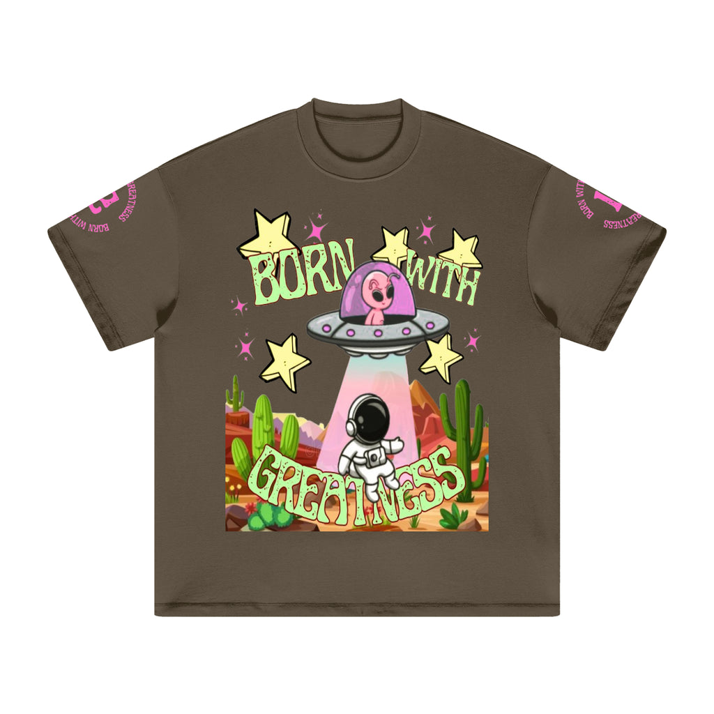 Born With Greatness Alien Astronaut T-Shirt