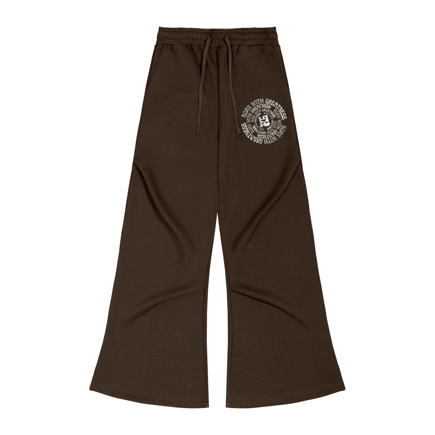 Born With Greatness Wide-Leg Sweatpants